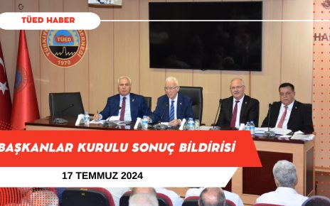 başkanlar kurulu tüed
