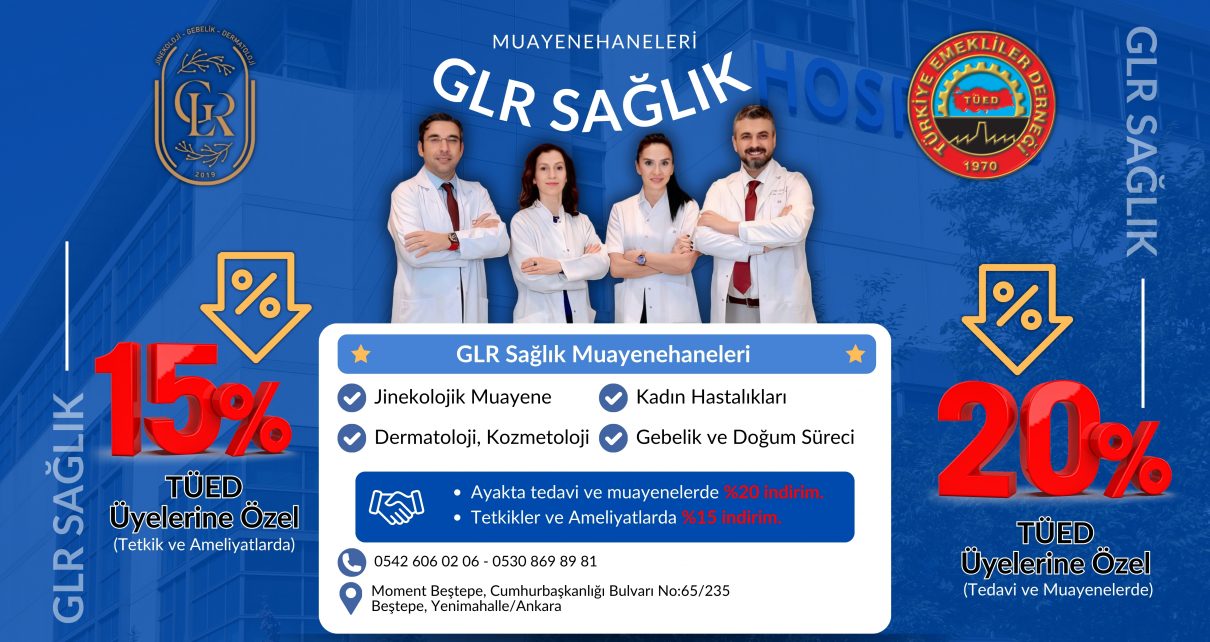 GLR Sağlık muayenehaneleri indirimi