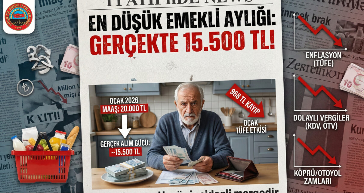 EN DÜŞÜK EMEKLİ AYLIĞI
