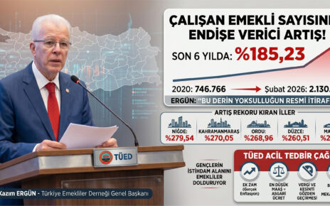 çalışan emekli sayısı