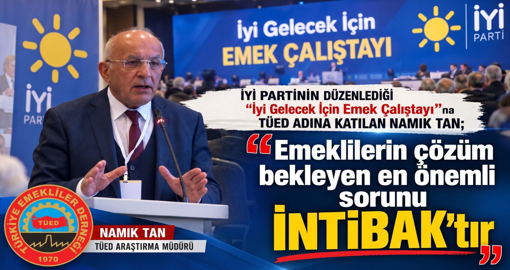 namık tan araştırma müdürü emek çalıştayı